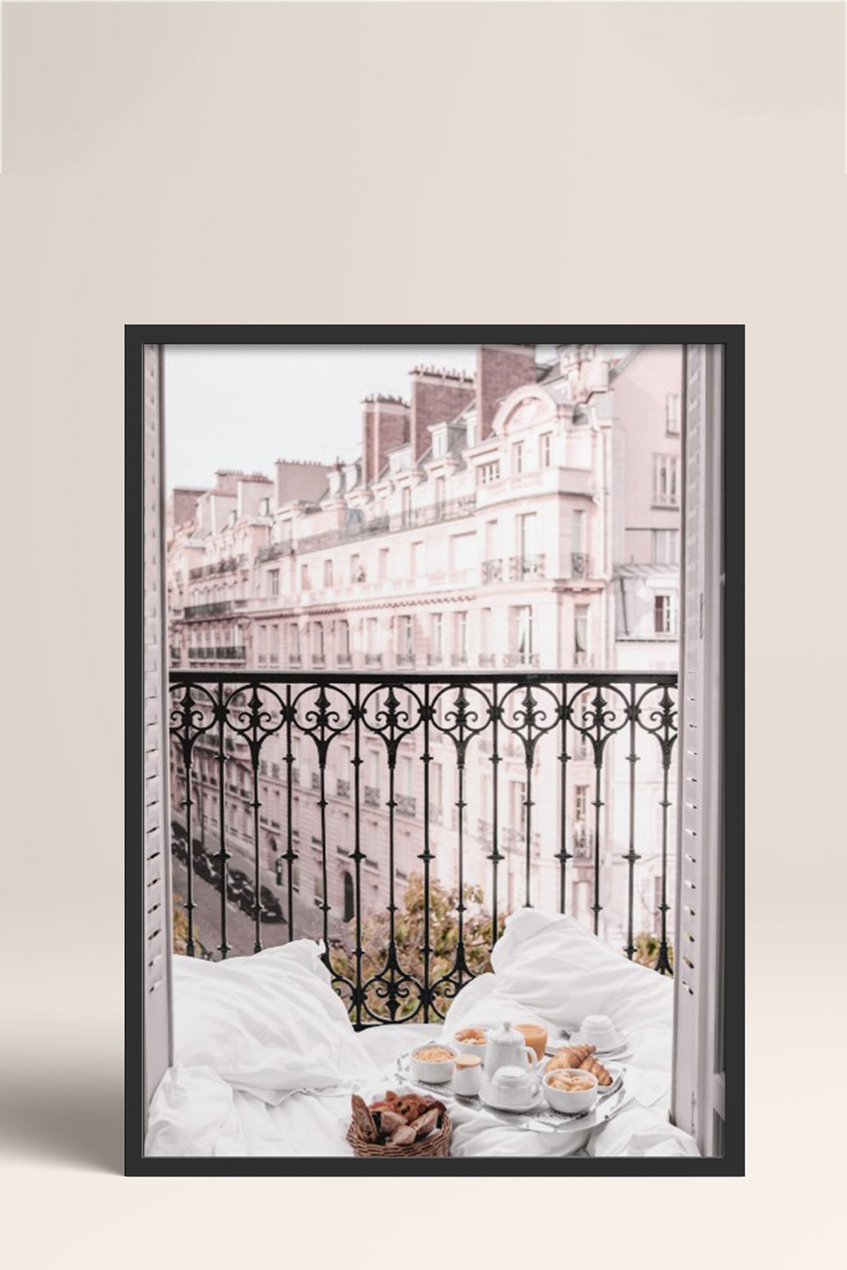 HOMEPACK Ahşap Çerçeveli Tablo Çerçeveli Poster Sanatsal Modern Duvar Dekoru BEK-8217