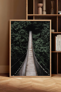 HOMEPACK Ahşap Çerçeveli Tablo Çerçeveli Poster Sanatsal Modern Duvar Dekoru BEK-8218
