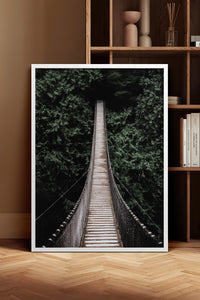 HOMEPACK Ahşap Çerçeveli Tablo Çerçeveli Poster Sanatsal Modern Duvar Dekoru BEK-8218