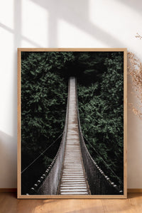 HOMEPACK Ahşap Çerçeveli Tablo Çerçeveli Poster Sanatsal Modern Duvar Dekoru BEK-8218