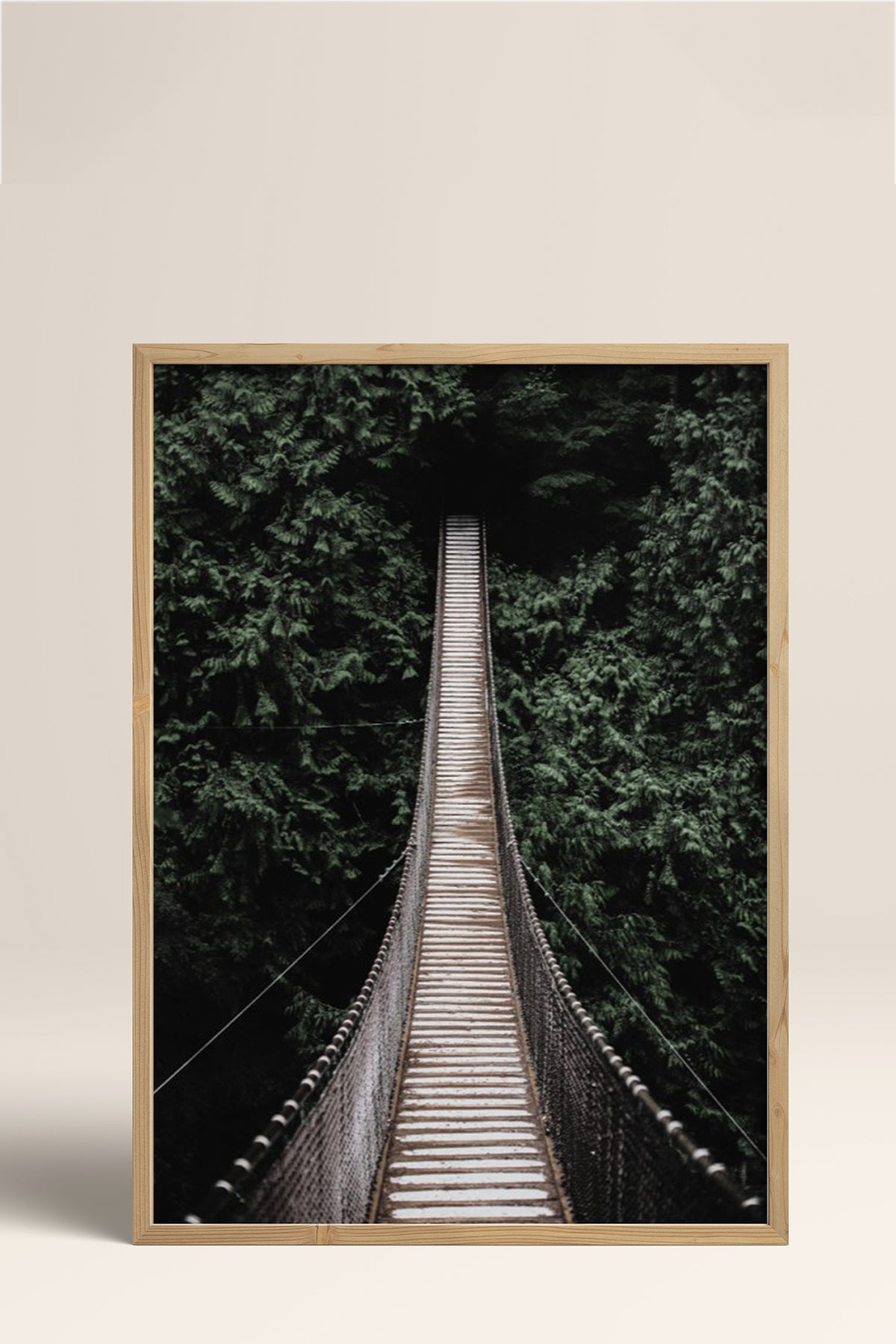 HOMEPACK Ahşap Çerçeveli Tablo Çerçeveli Poster Sanatsal Modern Duvar Dekoru BEK-8218