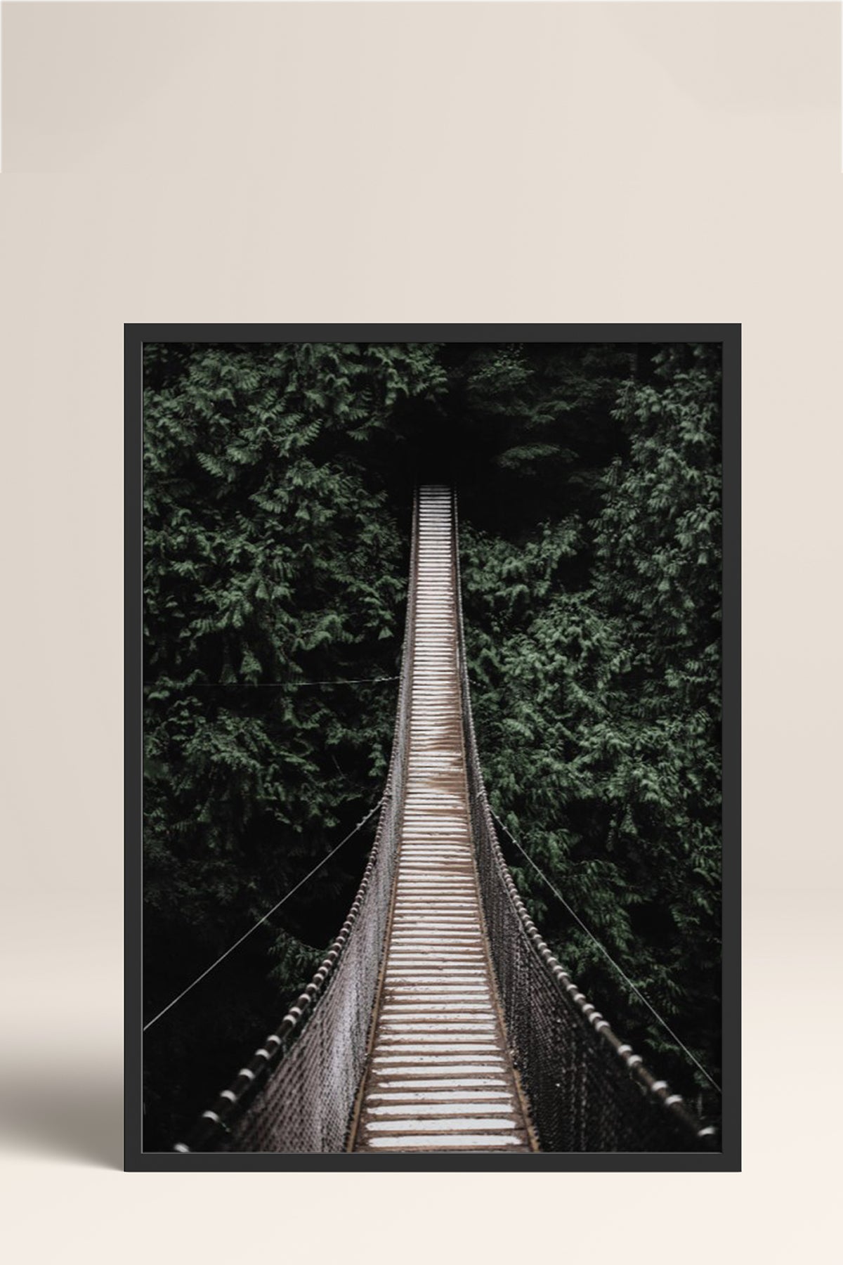 HOMEPACK Ahşap Çerçeveli Tablo Çerçeveli Poster Sanatsal Modern Duvar Dekoru BEK-8218