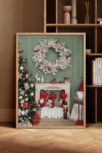 HOMEPACK Ahşap Çerçeveli Tablo Çerçeveli Poster Sanatsal Modern Duvar Dekoru BEK-8219