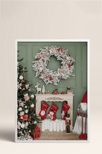 HOMEPACK Ahşap Çerçeveli Tablo Çerçeveli Poster Sanatsal Modern Duvar Dekoru BEK-8219