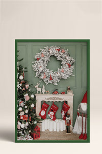 HOMEPACK Ahşap Çerçeveli Tablo Çerçeveli Poster Sanatsal Modern Duvar Dekoru BEK-8219