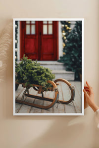 HOMEPACK Ahşap Çerçeveli Tablo Çerçeveli Poster Sanatsal Modern Duvar Dekoru BEK-8222