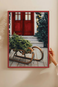 HOMEPACK Ahşap Çerçeveli Tablo Çerçeveli Poster Sanatsal Modern Duvar Dekoru BEK-8222