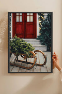 HOMEPACK Ahşap Çerçeveli Tablo Çerçeveli Poster Sanatsal Modern Duvar Dekoru BEK-8222