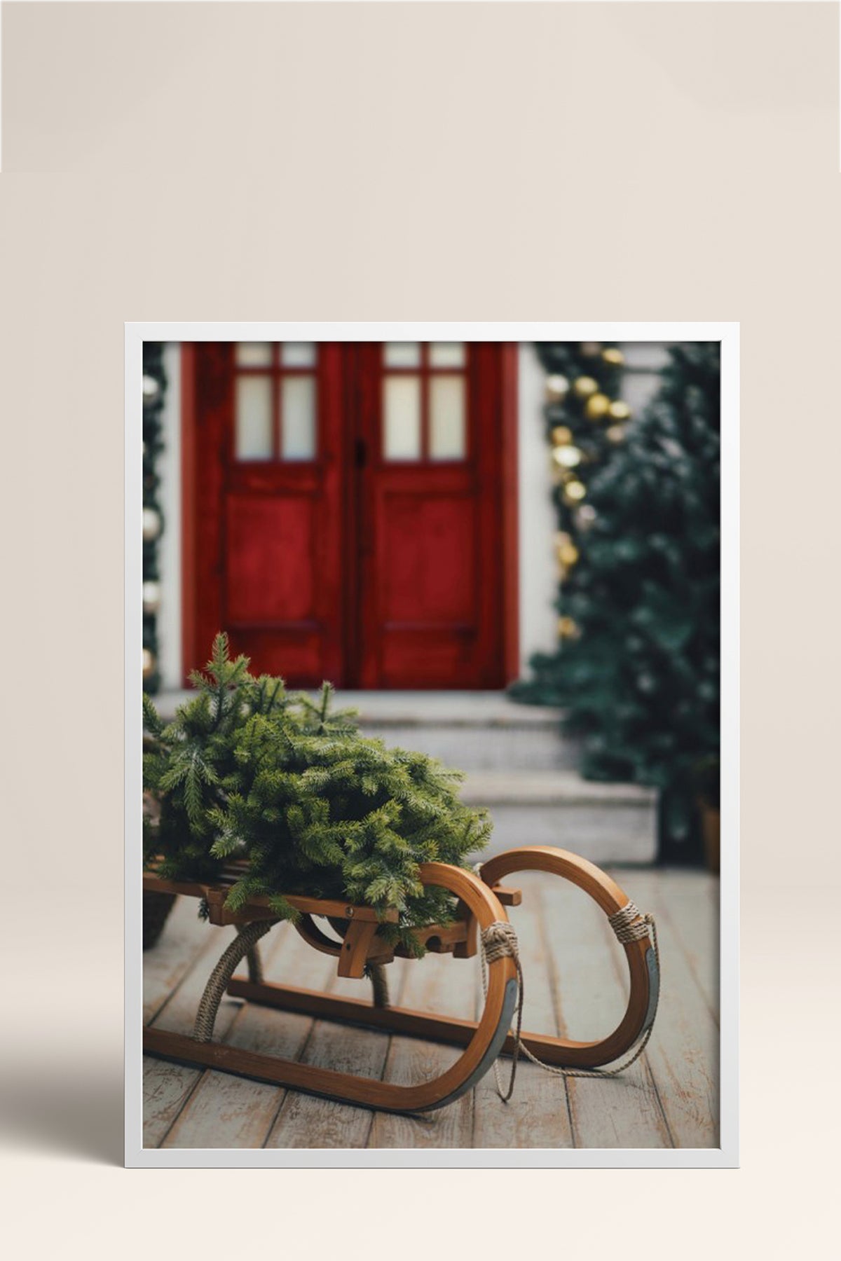 HOMEPACK Ahşap Çerçeveli Tablo Çerçeveli Poster Sanatsal Modern Duvar Dekoru BEK-8222