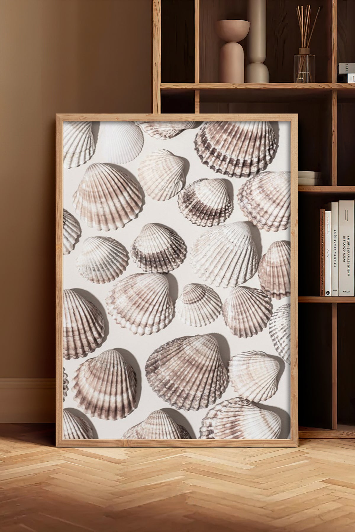 HOMEPACK Ahşap Çerçeveli Tablo Çerçeveli Poster Sanatsal Modern Duvar Dekoru BEK-8223