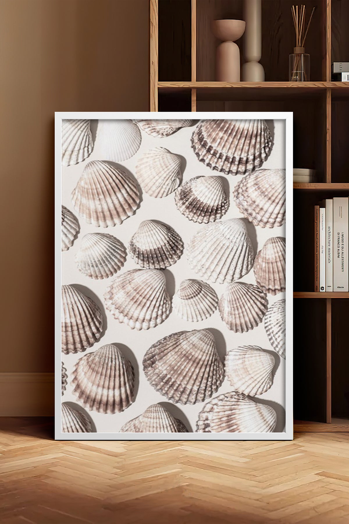 HOMEPACK Ahşap Çerçeveli Tablo Çerçeveli Poster Sanatsal Modern Duvar Dekoru BEK-8223