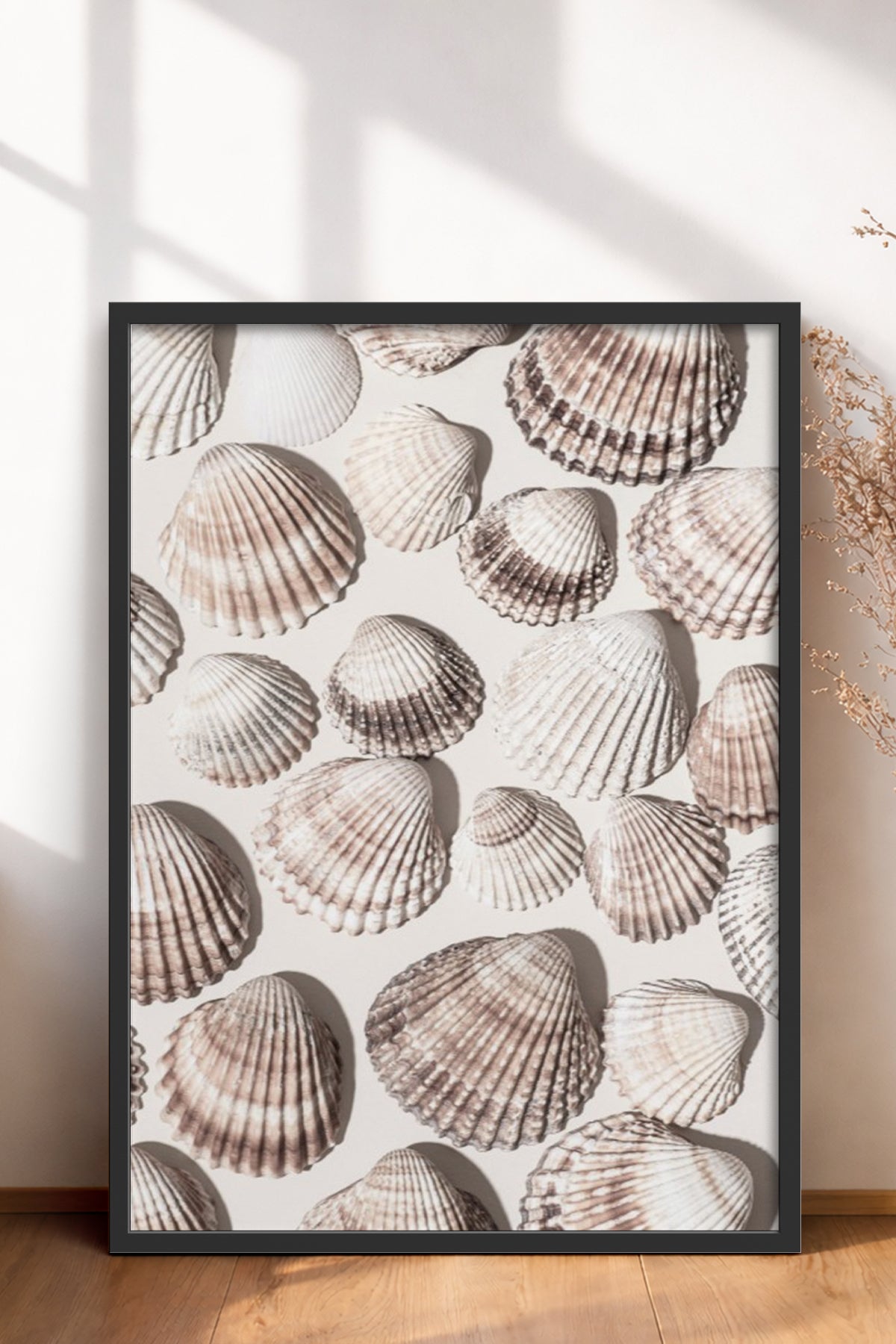 HOMEPACK Ahşap Çerçeveli Tablo Çerçeveli Poster Sanatsal Modern Duvar Dekoru BEK-8223