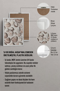 HOMEPACK Ahşap Çerçeveli Tablo Çerçeveli Poster Sanatsal Modern Duvar Dekoru BEK-8223