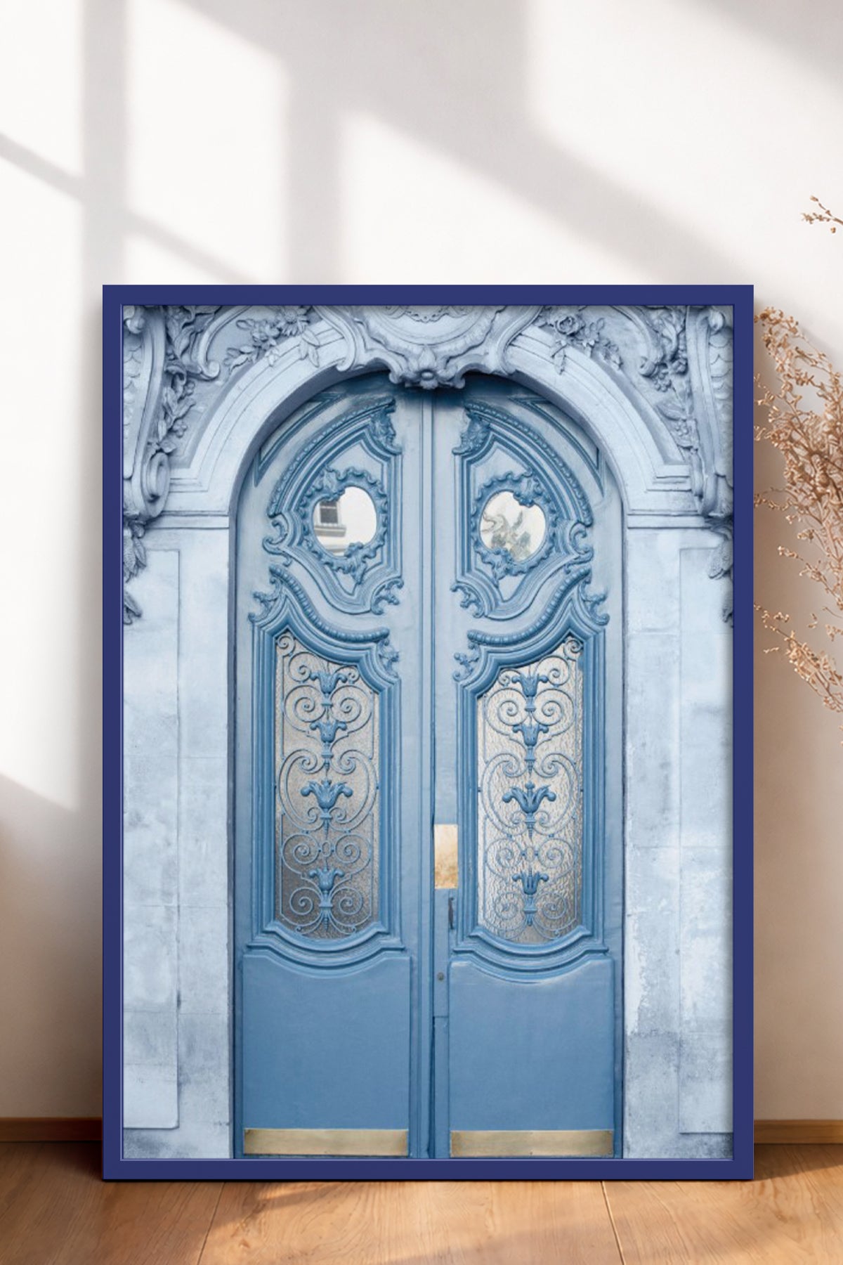 HOMEPACK Ahşap Çerçeveli Tablo Çerçeveli Poster Sanatsal Modern Duvar Dekoru BEK-8224