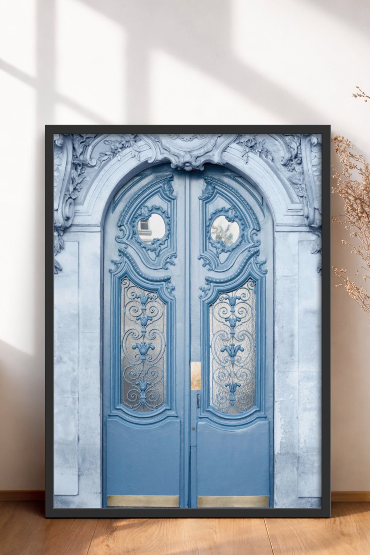 HOMEPACK Ahşap Çerçeveli Tablo Çerçeveli Poster Sanatsal Modern Duvar Dekoru BEK-8224