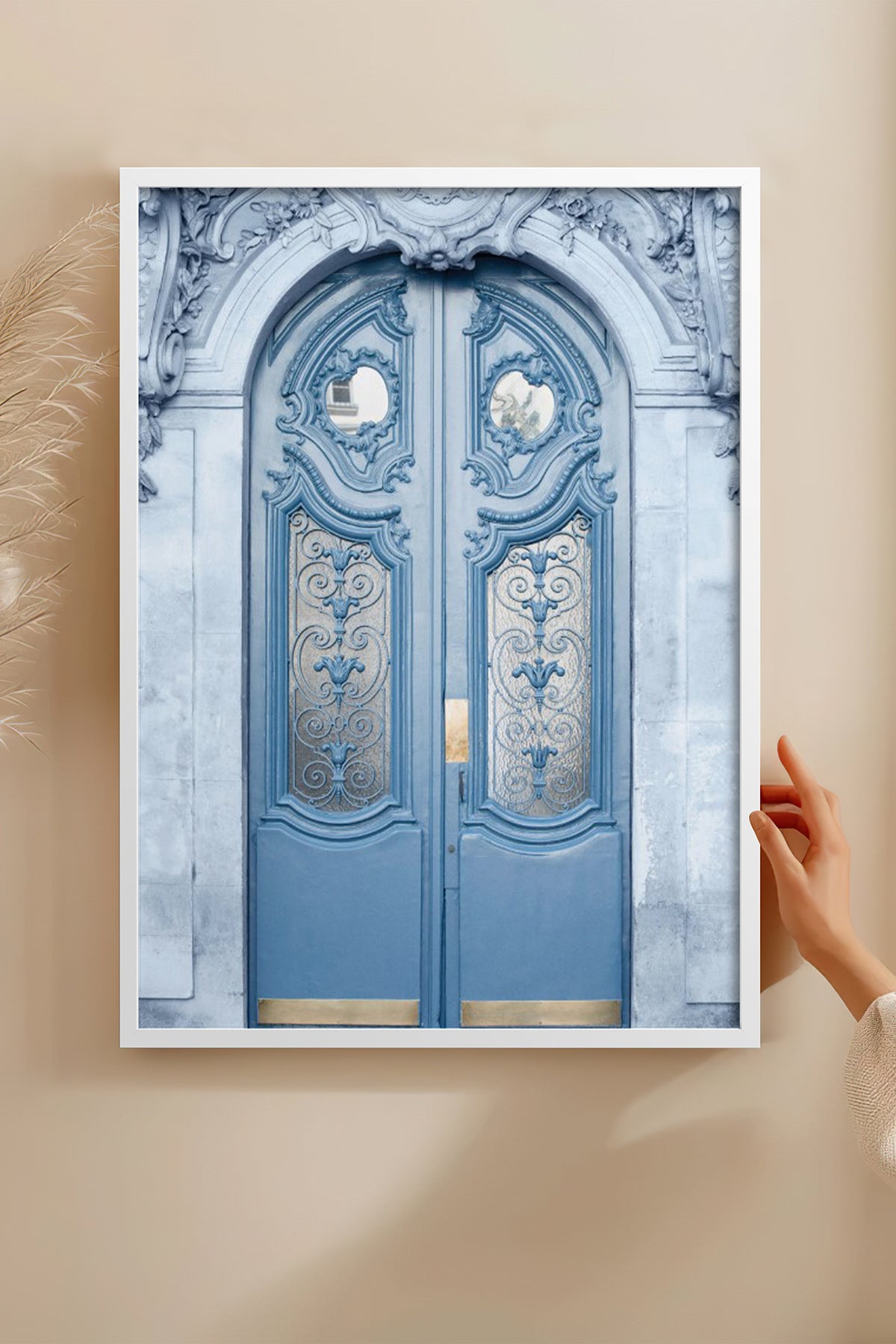 HOMEPACK Ahşap Çerçeveli Tablo Çerçeveli Poster Sanatsal Modern Duvar Dekoru BEK-8224