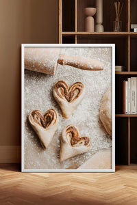 HOMEPACK Ahşap Çerçeveli Tablo Çerçeveli Poster Sanatsal Modern Duvar Dekoru BEK-8225