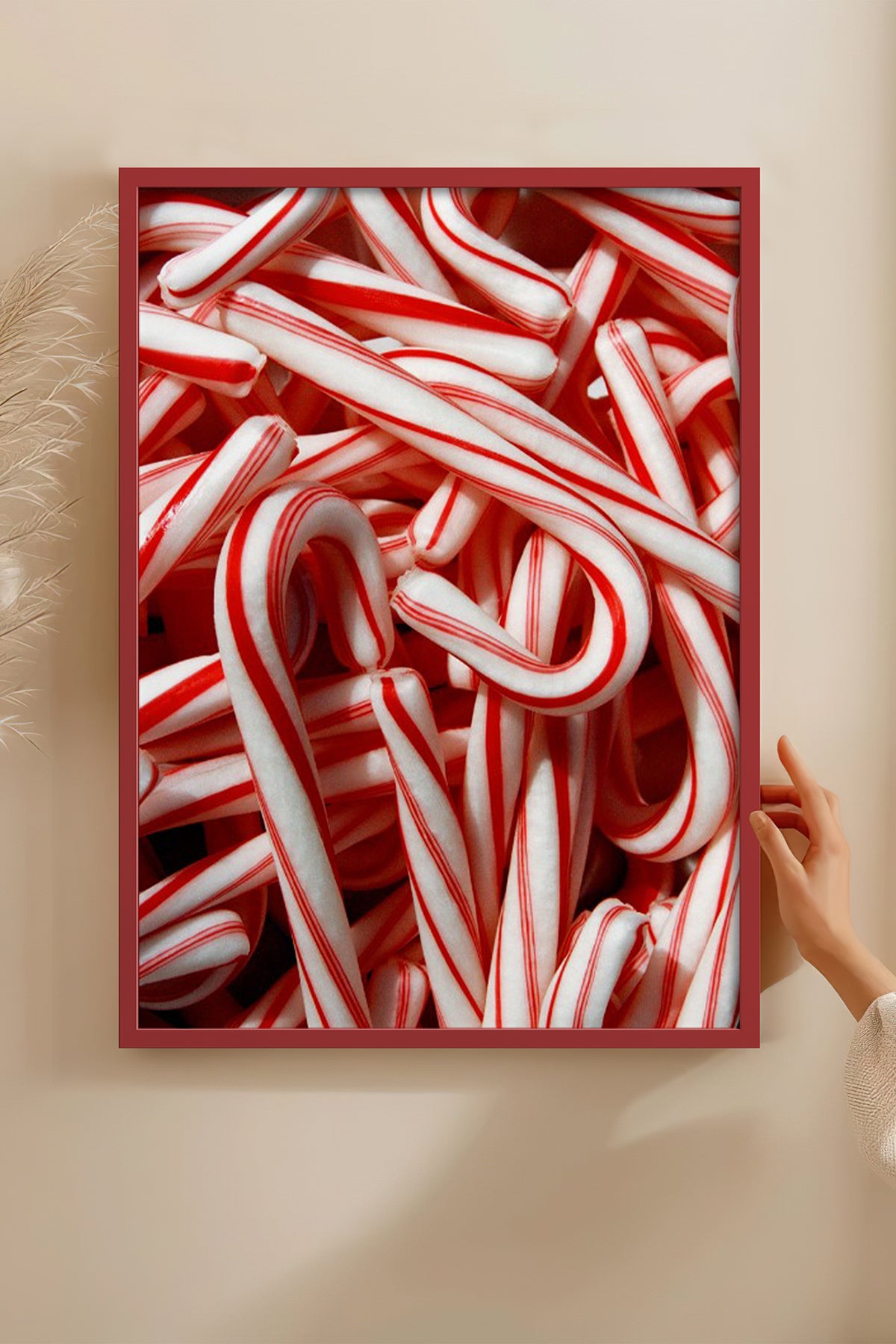 HOMEPACK Ahşap Çerçeveli Tablo Çerçeveli Poster Sanatsal Modern Duvar Dekoru BEK-8226
