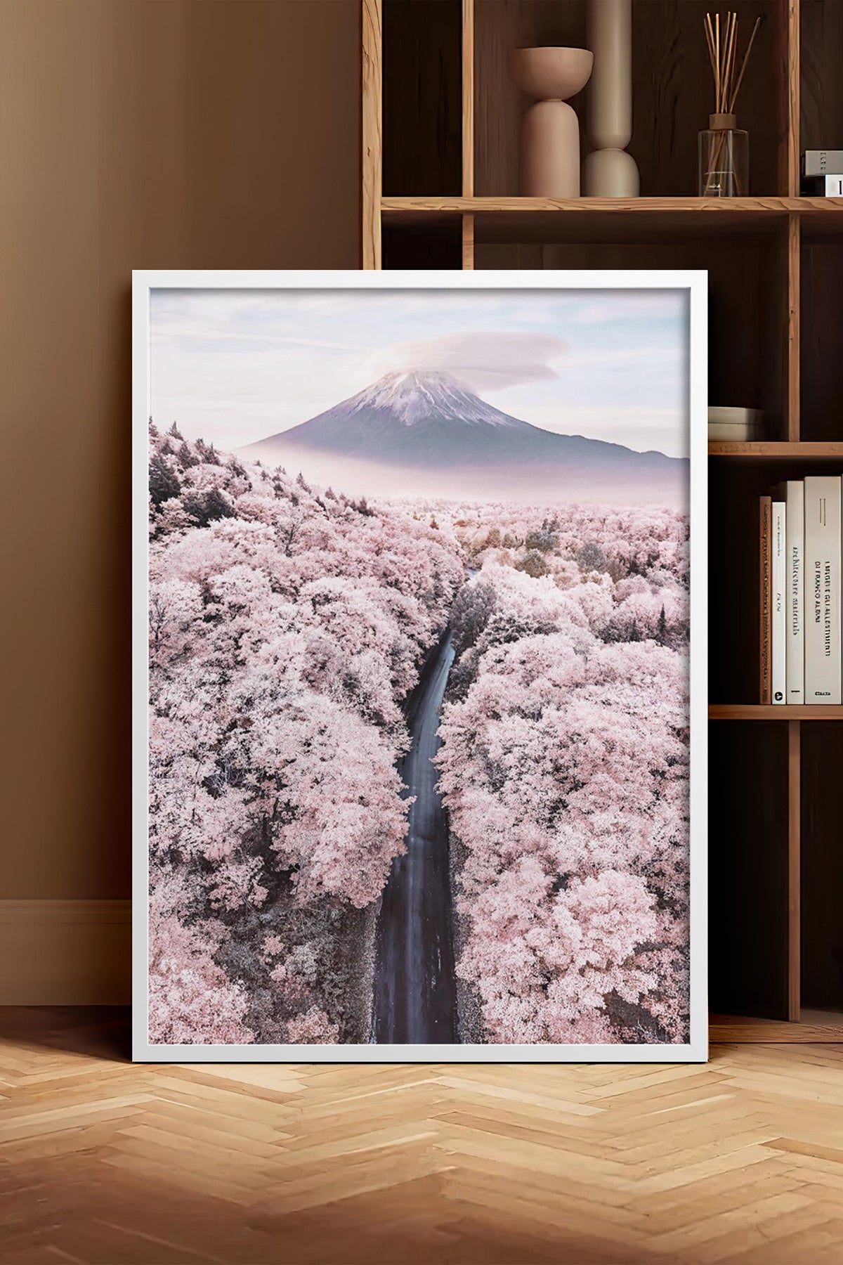 HOMEPACK Ahşap Çerçeveli Tablo Çerçeveli Poster Sanatsal Modern Duvar Dekoru BEK-8227