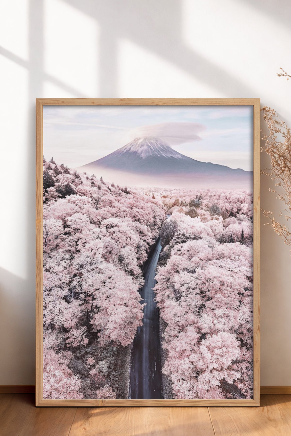 HOMEPACK Ahşap Çerçeveli Tablo Çerçeveli Poster Sanatsal Modern Duvar Dekoru BEK-8227