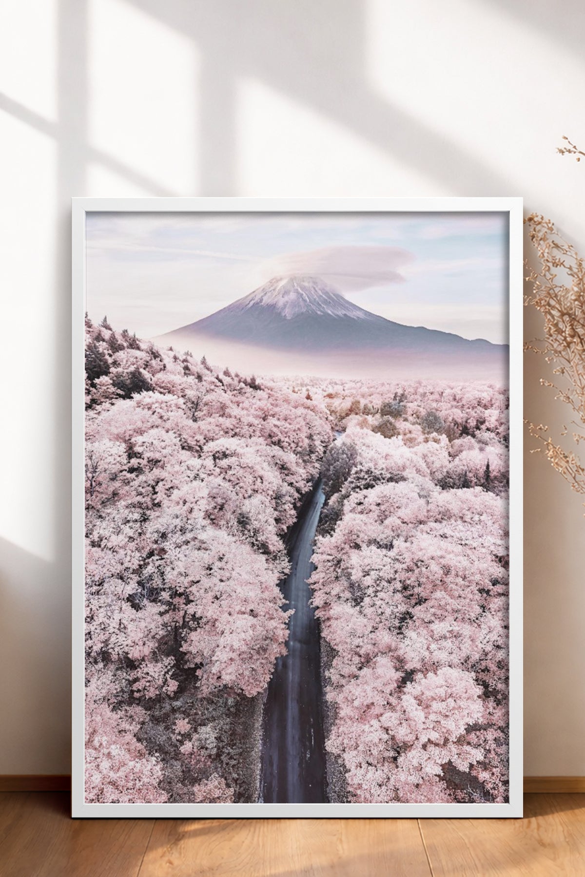 HOMEPACK Ahşap Çerçeveli Tablo Çerçeveli Poster Sanatsal Modern Duvar Dekoru BEK-8227