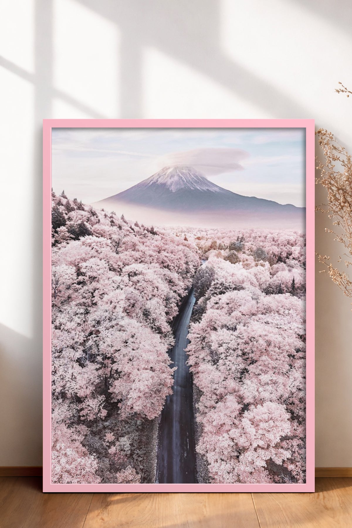 HOMEPACK Ahşap Çerçeveli Tablo Çerçeveli Poster Sanatsal Modern Duvar Dekoru BEK-8227