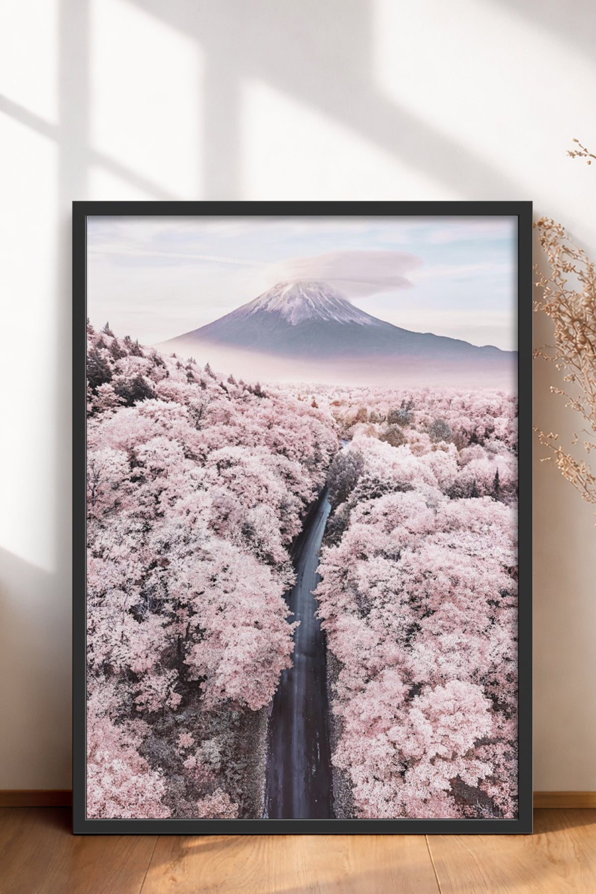 HOMEPACK Ahşap Çerçeveli Tablo Çerçeveli Poster Sanatsal Modern Duvar Dekoru BEK-8227