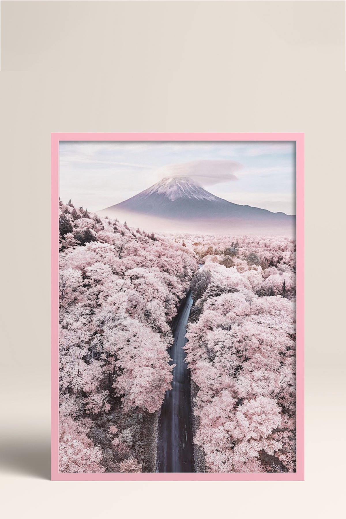 HOMEPACK Ahşap Çerçeveli Tablo Çerçeveli Poster Sanatsal Modern Duvar Dekoru BEK-8227