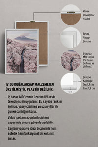 HOMEPACK Ahşap Çerçeveli Tablo Çerçeveli Poster Sanatsal Modern Duvar Dekoru BEK-8227