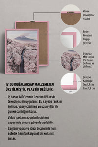 HOMEPACK Ahşap Çerçeveli Tablo Çerçeveli Poster Sanatsal Modern Duvar Dekoru BEK-8227