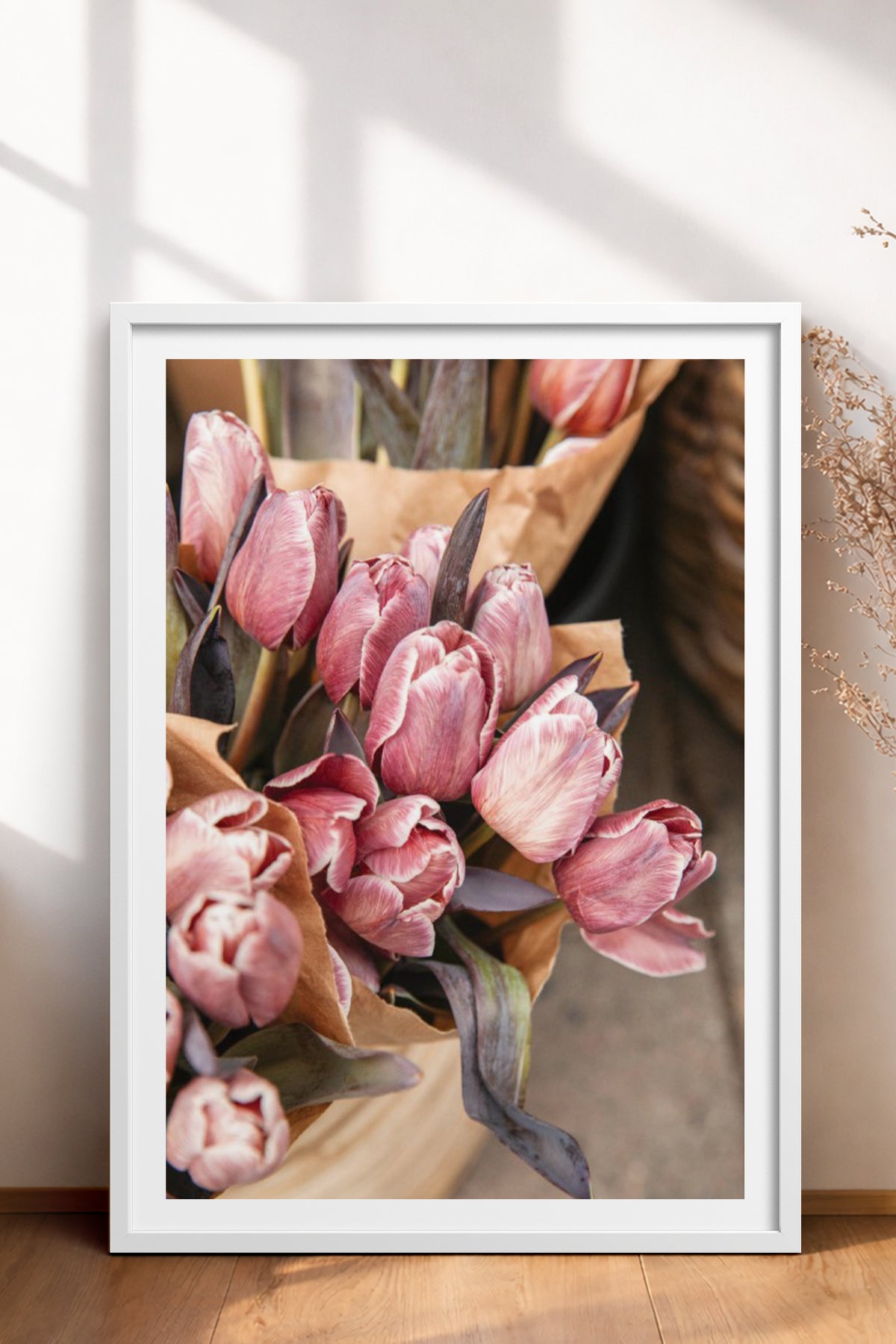 HOMEPACK Ahşap Çerçeveli Tablo Çerçeveli Poster Sanatsal Modern Duvar Dekoru BEK-8228