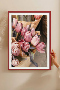 HOMEPACK Ahşap Çerçeveli Tablo Çerçeveli Poster Sanatsal Modern Duvar Dekoru BEK-8228