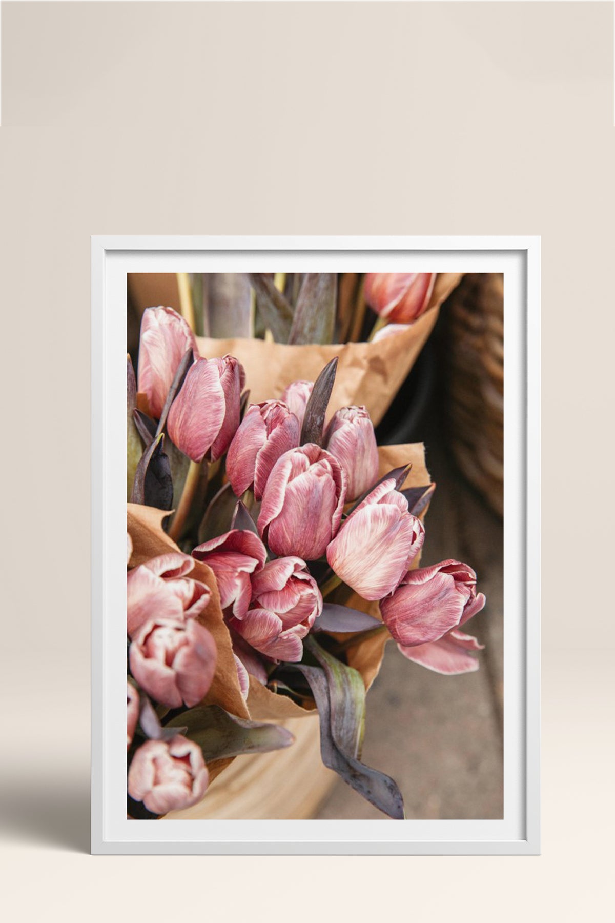 HOMEPACK Ahşap Çerçeveli Tablo Çerçeveli Poster Sanatsal Modern Duvar Dekoru BEK-8228