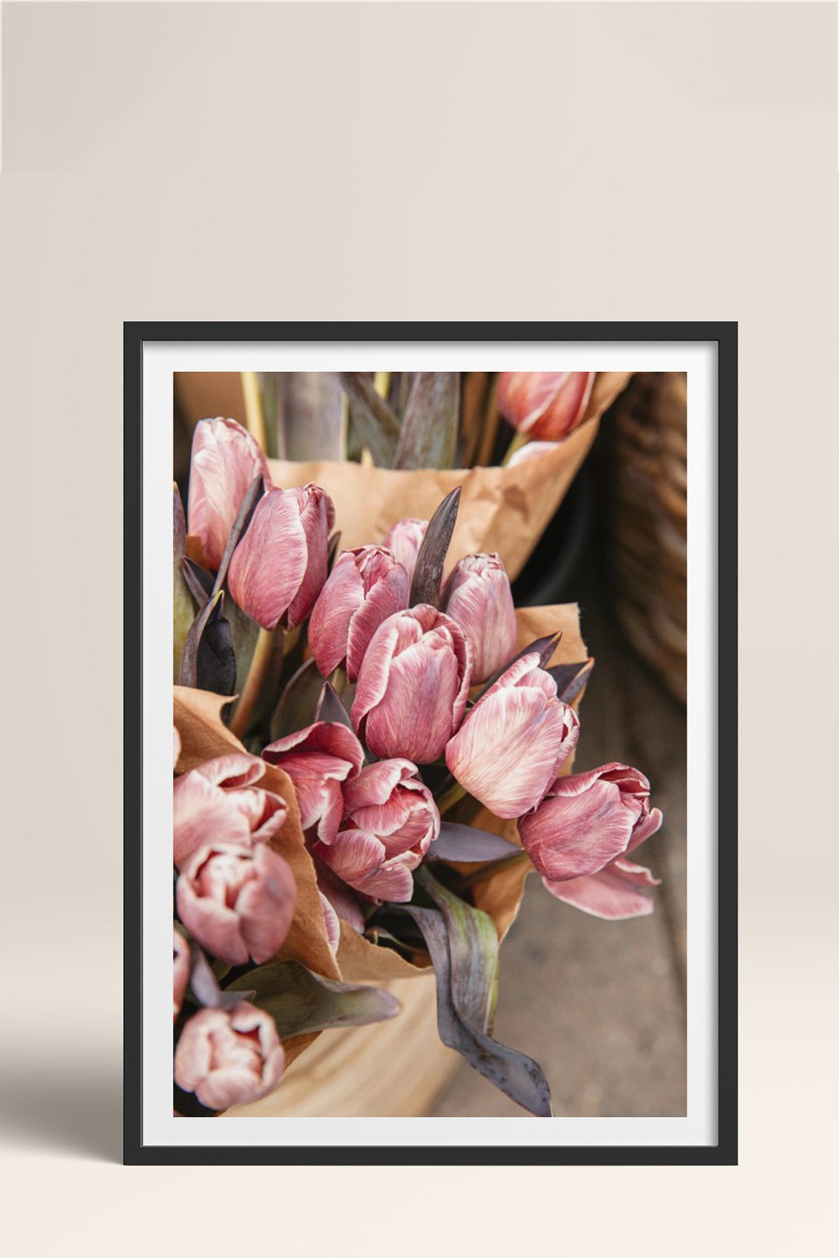 HOMEPACK Ahşap Çerçeveli Tablo Çerçeveli Poster Sanatsal Modern Duvar Dekoru BEK-8228