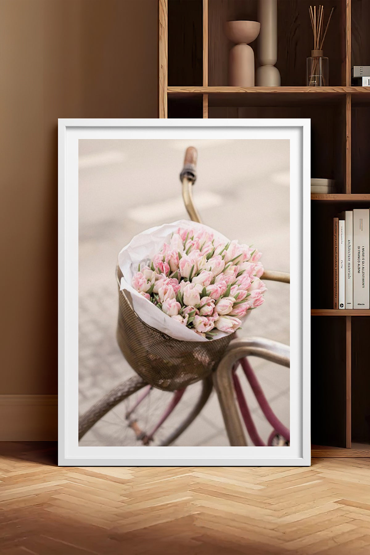 HOMEPACK Ahşap Çerçeveli Tablo Çerçeveli Poster Sanatsal Modern Duvar Dekoru BEK-8229