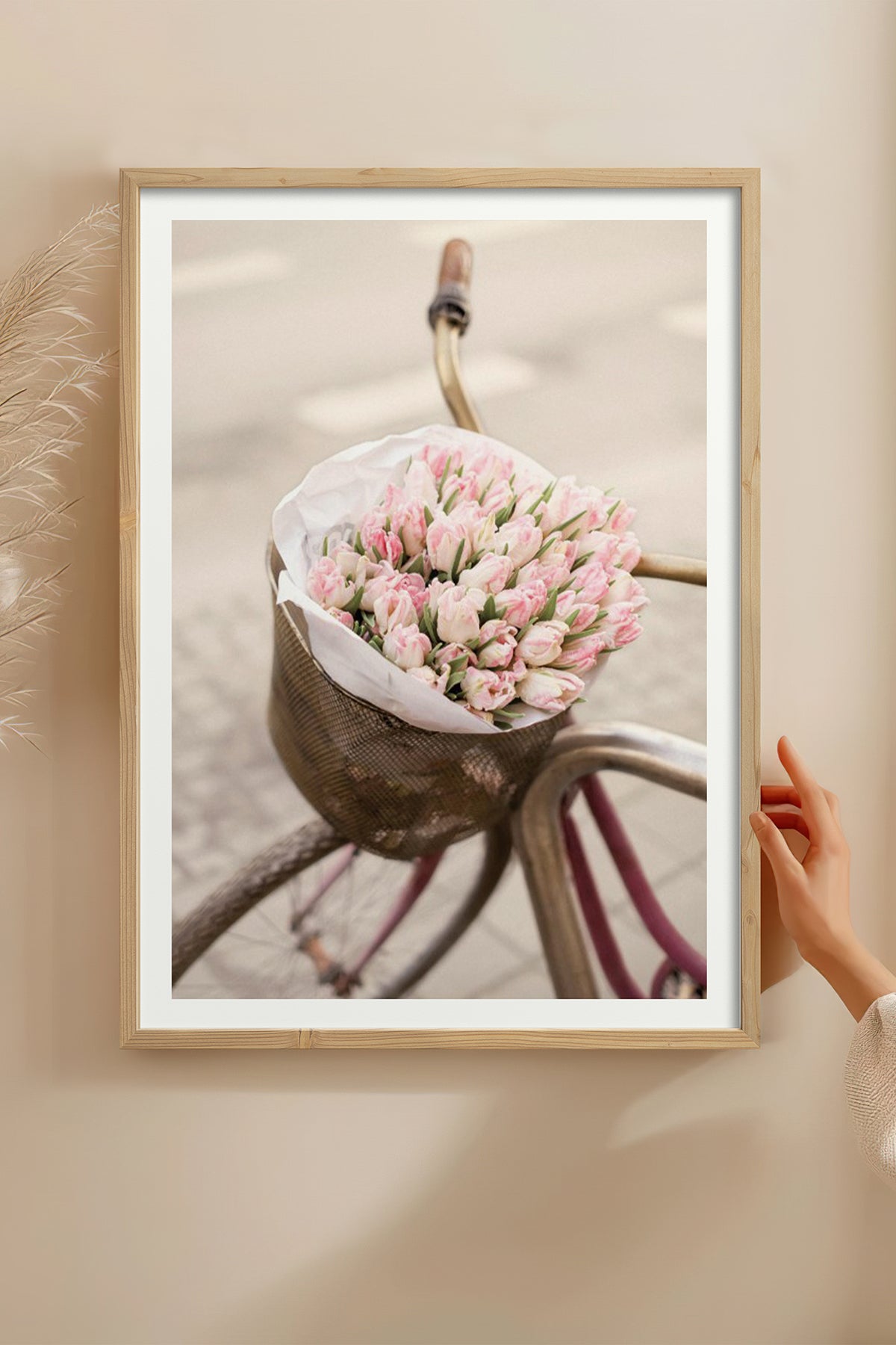 HOMEPACK Ahşap Çerçeveli Tablo Çerçeveli Poster Sanatsal Modern Duvar Dekoru BEK-8229