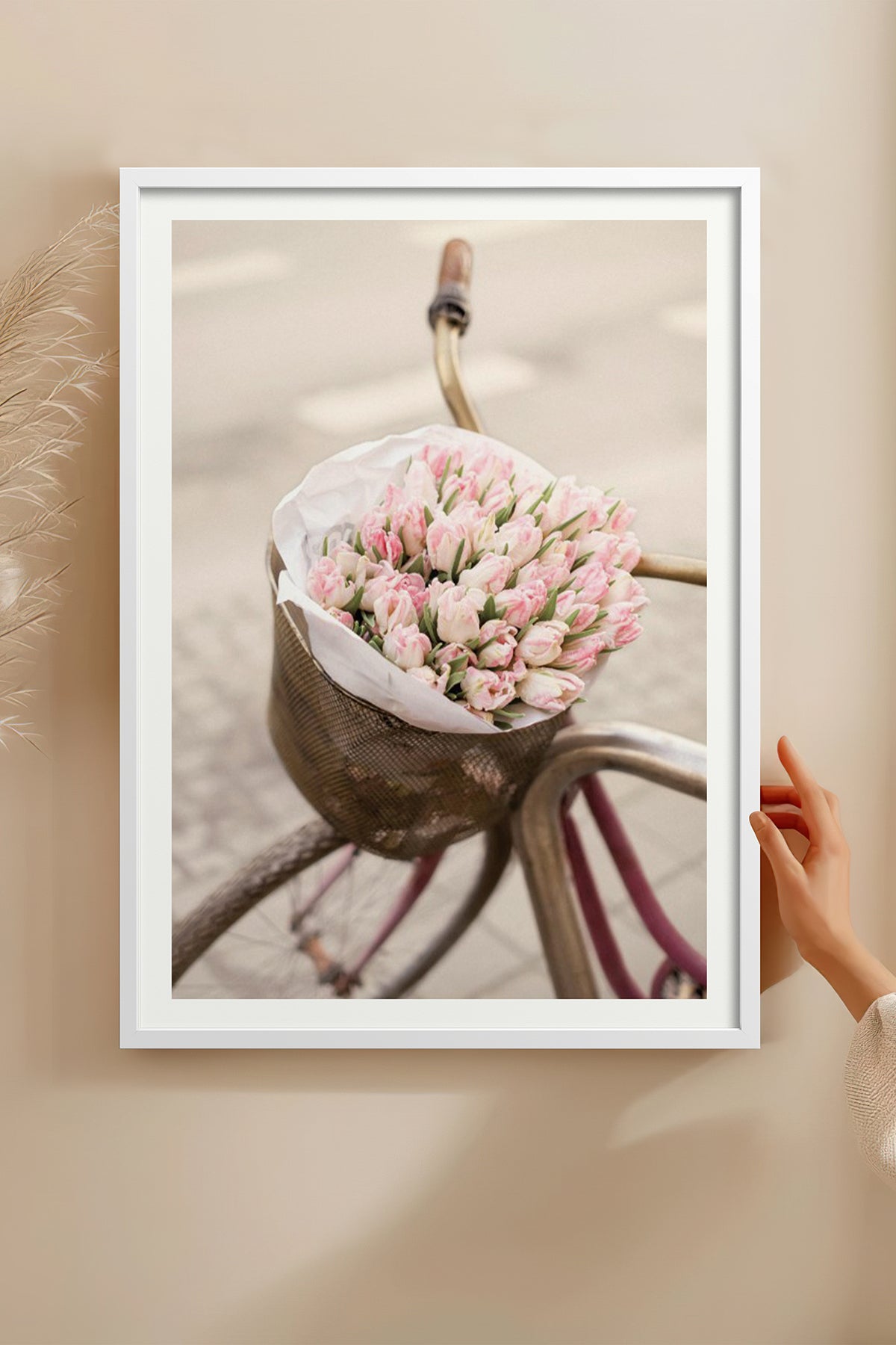 HOMEPACK Ahşap Çerçeveli Tablo Çerçeveli Poster Sanatsal Modern Duvar Dekoru BEK-8229