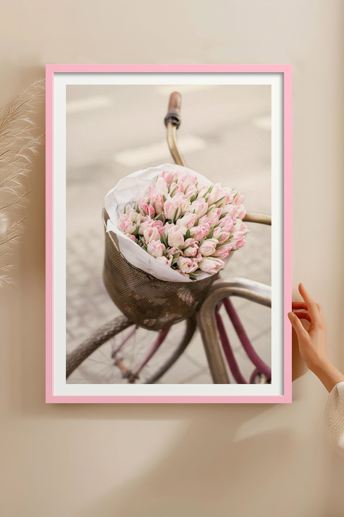 HOMEPACK Ahşap Çerçeveli Tablo Çerçeveli Poster Sanatsal Modern Duvar Dekoru BEK-8229