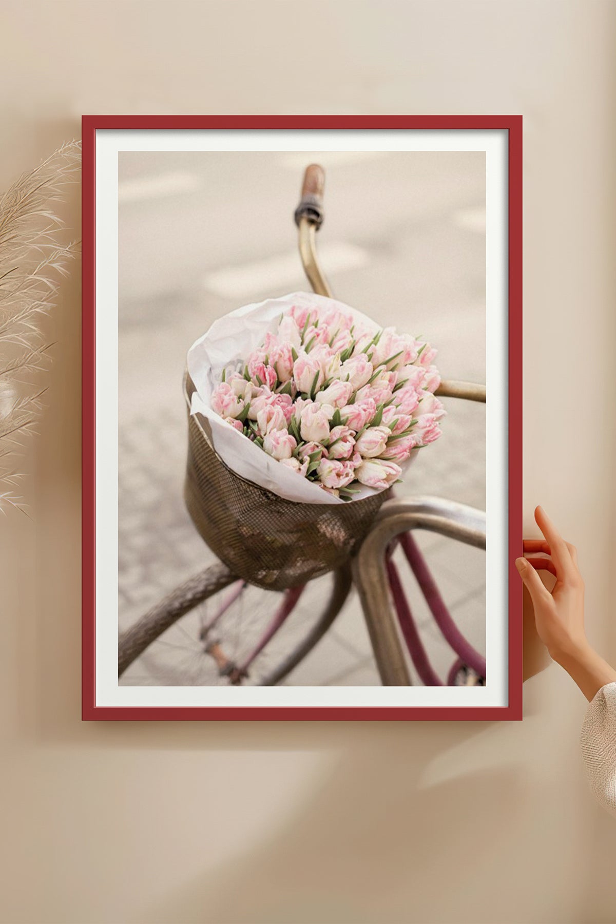 HOMEPACK Ahşap Çerçeveli Tablo Çerçeveli Poster Sanatsal Modern Duvar Dekoru BEK-8229