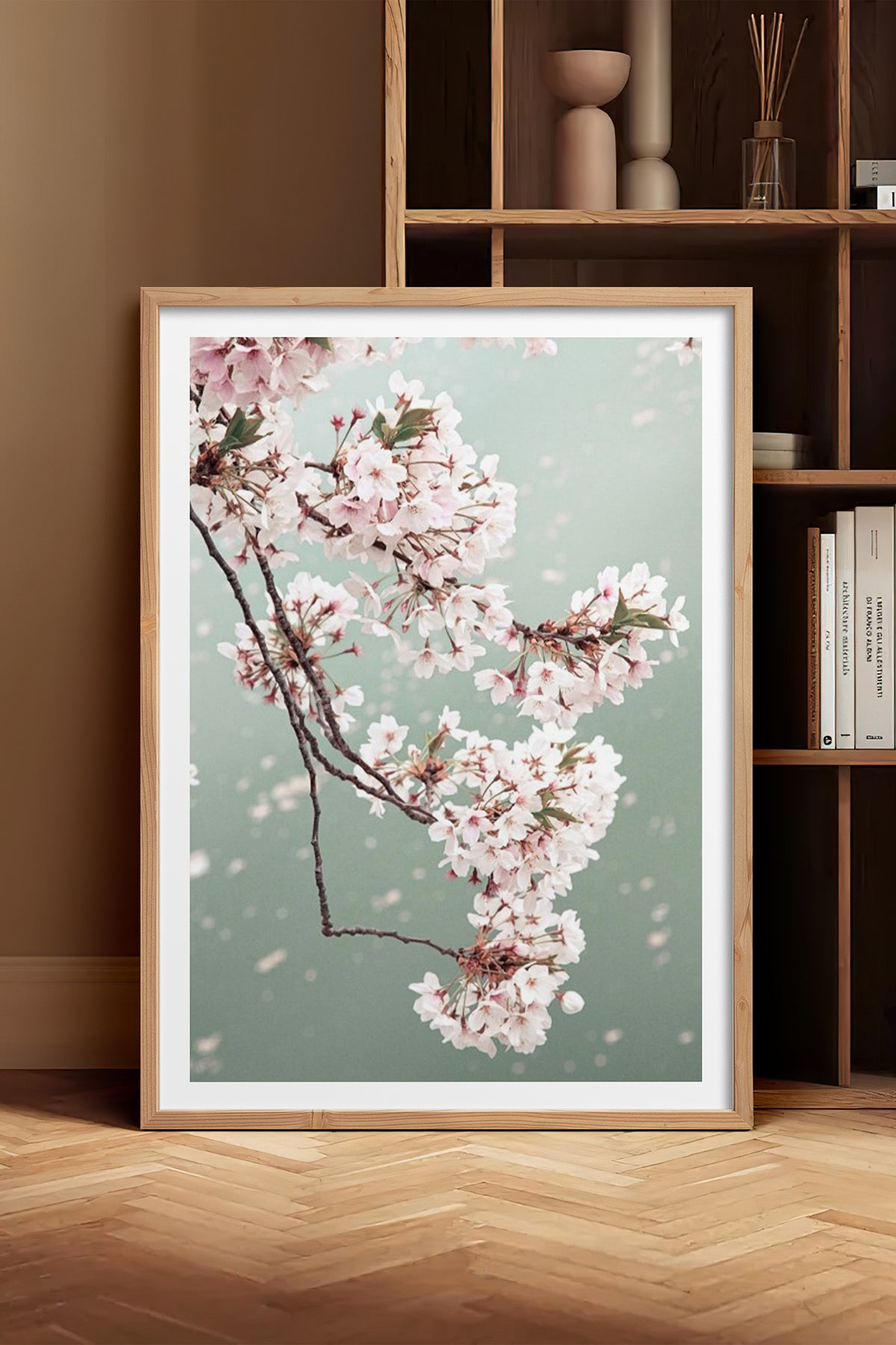 HOMEPACK Ahşap Çerçeveli Tablo Çerçeveli Poster Sanatsal Modern Duvar Dekoru BEK-8230