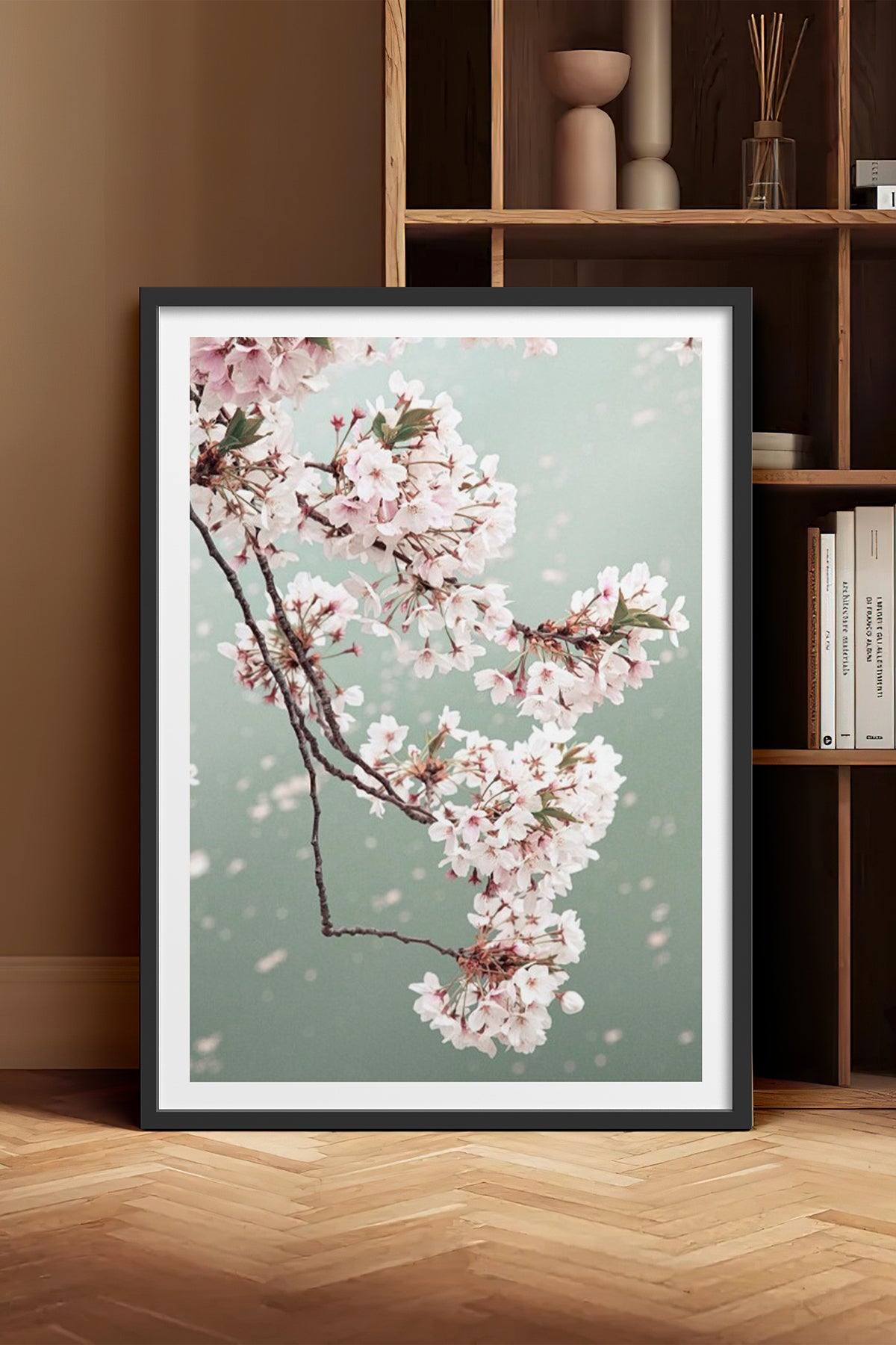 HOMEPACK Ahşap Çerçeveli Tablo Çerçeveli Poster Sanatsal Modern Duvar Dekoru BEK-8230