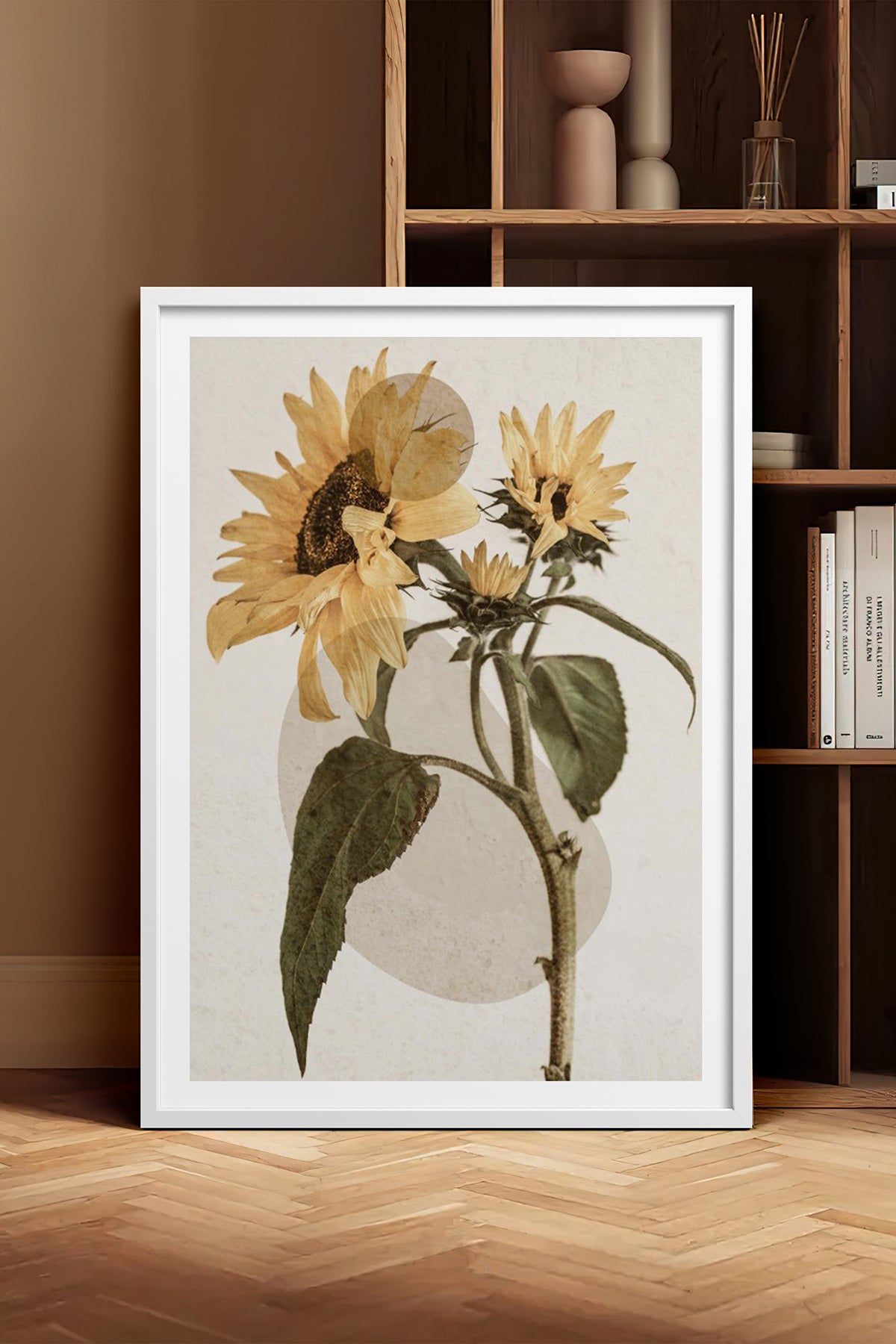 HOMEPACK Ahşap Çerçeveli Tablo Çerçeveli Poster Sanatsal Modern Duvar Dekoru BEK-8231