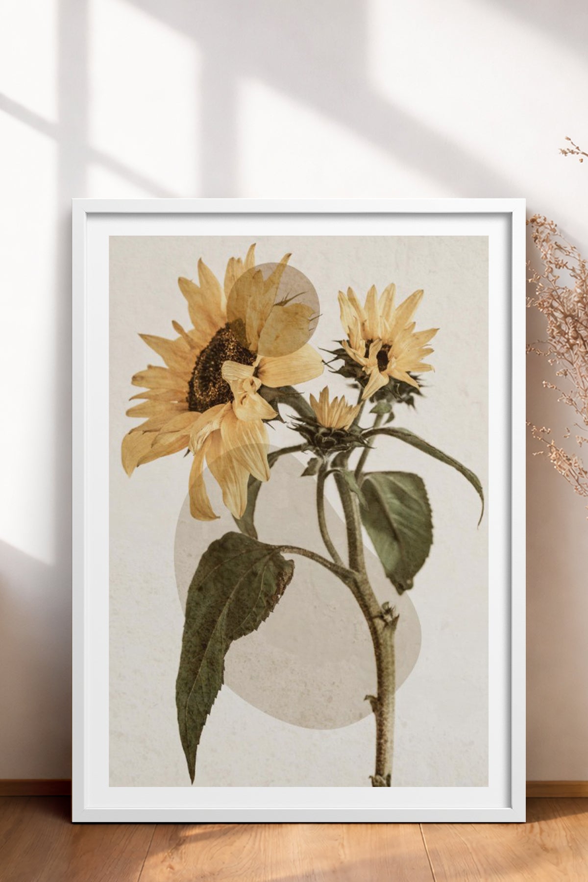 HOMEPACK Ahşap Çerçeveli Tablo Çerçeveli Poster Sanatsal Modern Duvar Dekoru BEK-8231