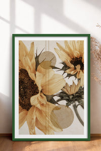 HOMEPACK Ahşap Çerçeveli Tablo Çerçeveli Poster Sanatsal Modern Duvar Dekoru BEK-8232