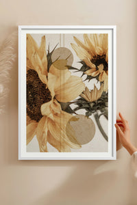 HOMEPACK Ahşap Çerçeveli Tablo Çerçeveli Poster Sanatsal Modern Duvar Dekoru BEK-8232