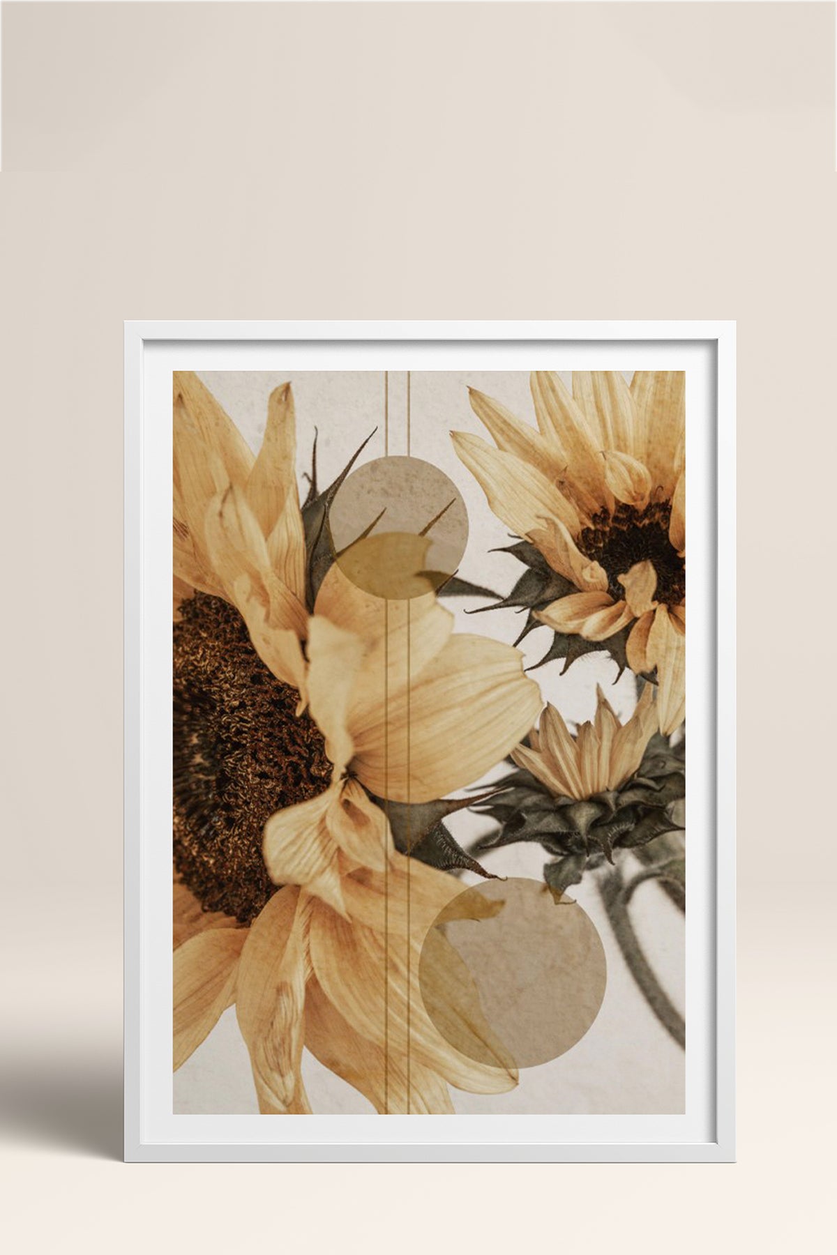 HOMEPACK Ahşap Çerçeveli Tablo Çerçeveli Poster Sanatsal Modern Duvar Dekoru BEK-8232
