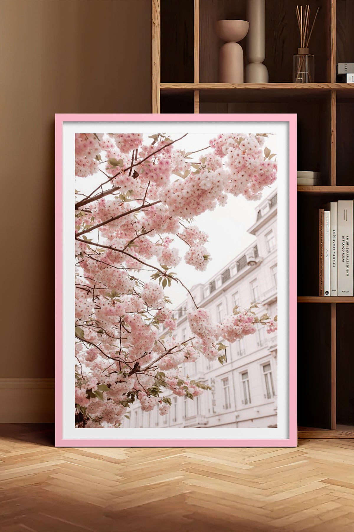 HOMEPACK Ahşap Çerçeveli Tablo Çerçeveli Poster Sanatsal Modern Duvar Dekoru BEK-8233