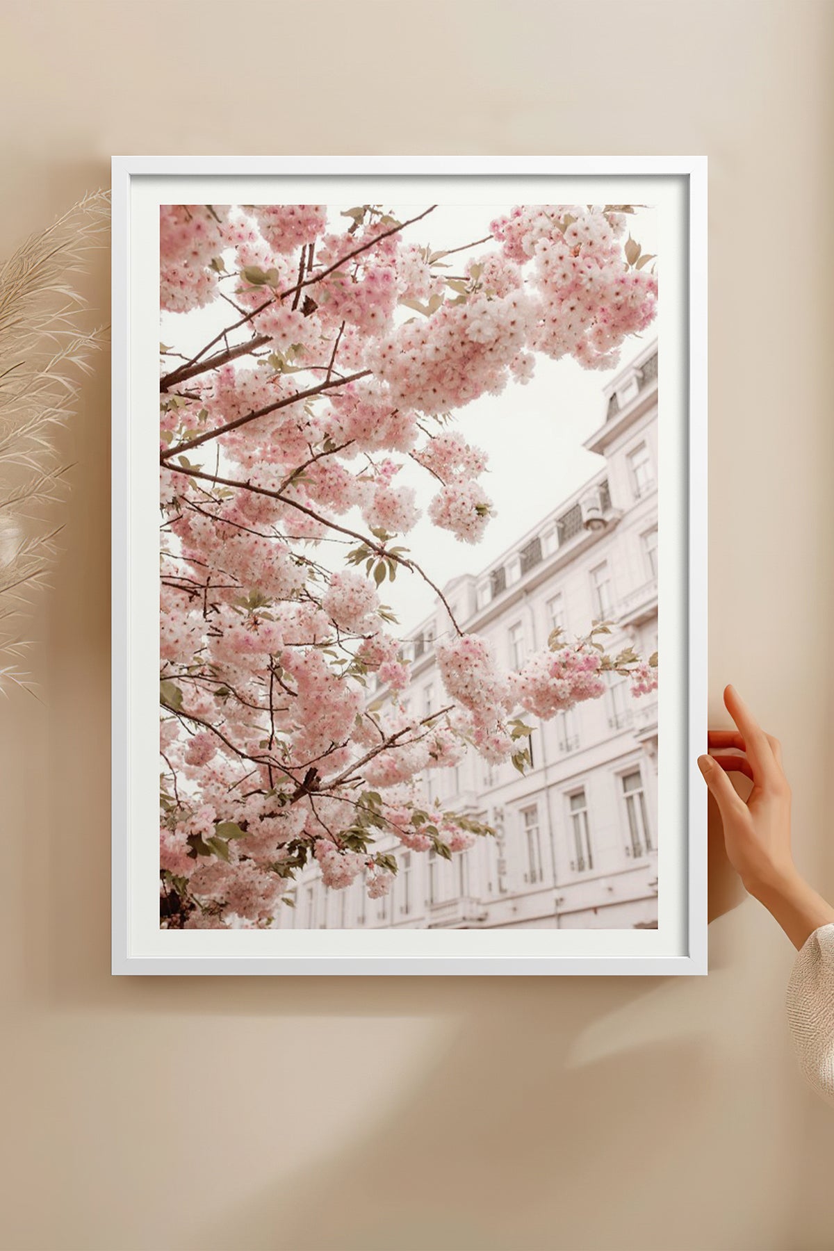 HOMEPACK Ahşap Çerçeveli Tablo Çerçeveli Poster Sanatsal Modern Duvar Dekoru BEK-8233