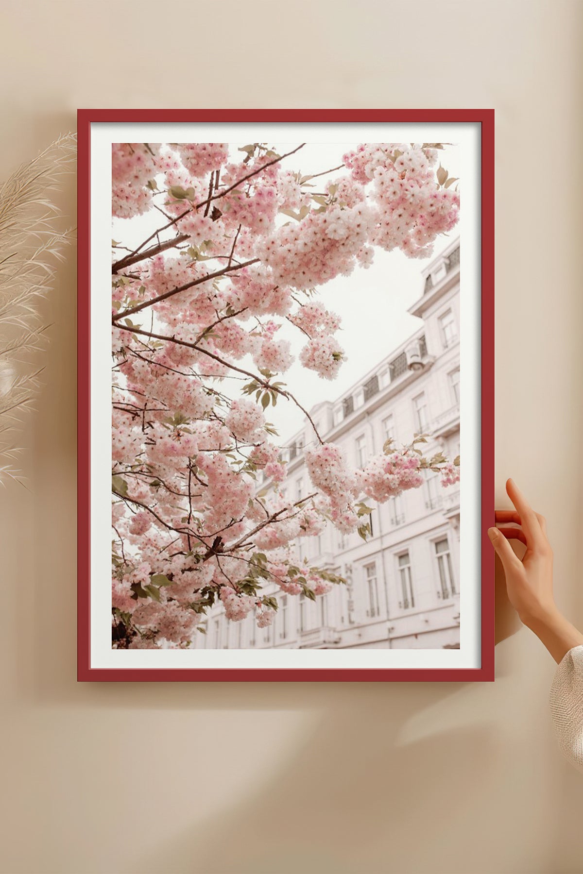 HOMEPACK Ahşap Çerçeveli Tablo Çerçeveli Poster Sanatsal Modern Duvar Dekoru BEK-8233