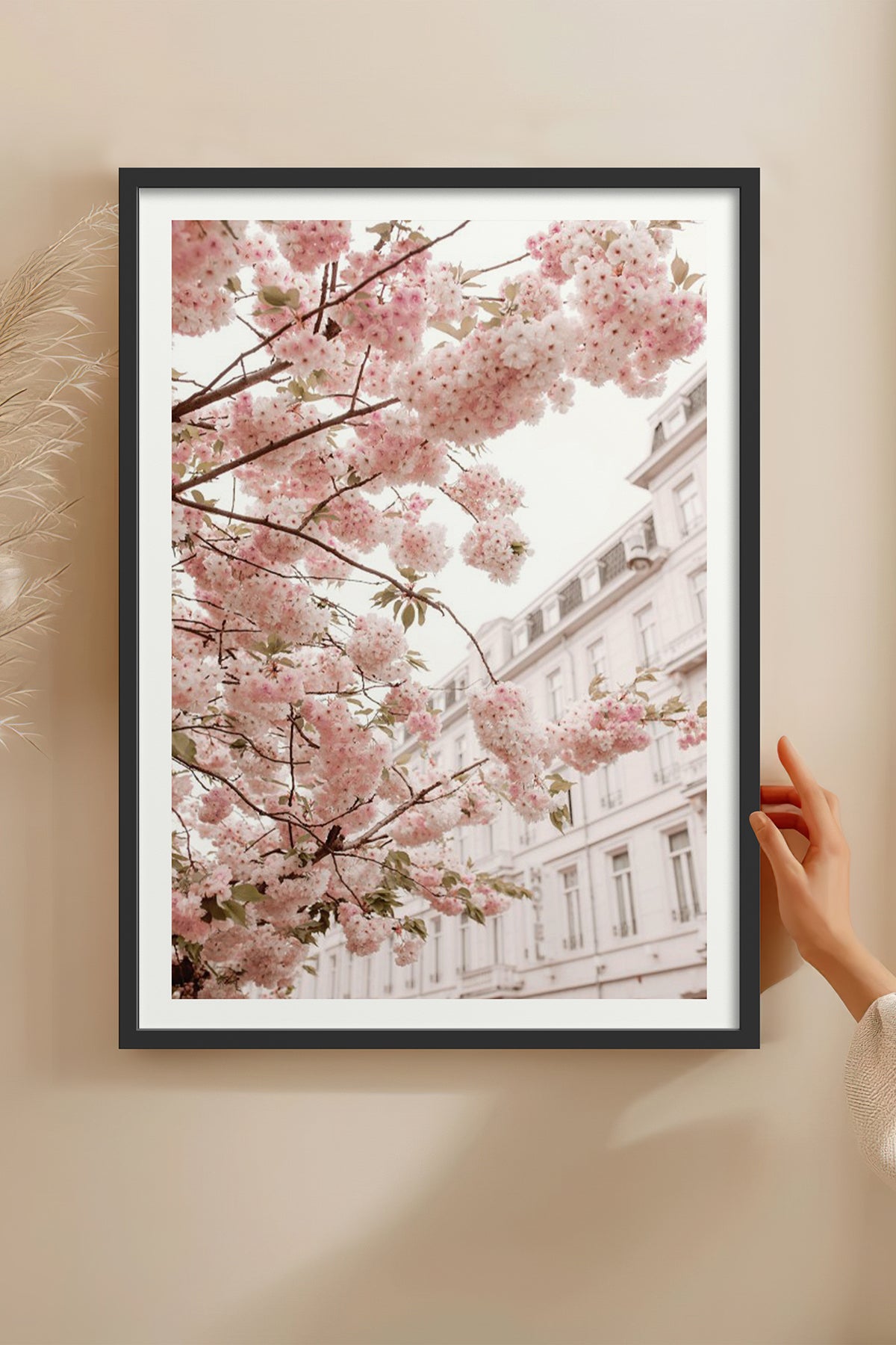 HOMEPACK Ahşap Çerçeveli Tablo Çerçeveli Poster Sanatsal Modern Duvar Dekoru BEK-8233